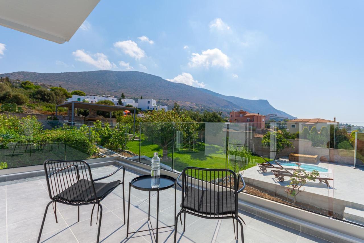 Queen'S Gem Luxury Villa - Heated Jacuzzi & Pool Hersonissos  Dış mekan fotoğraf