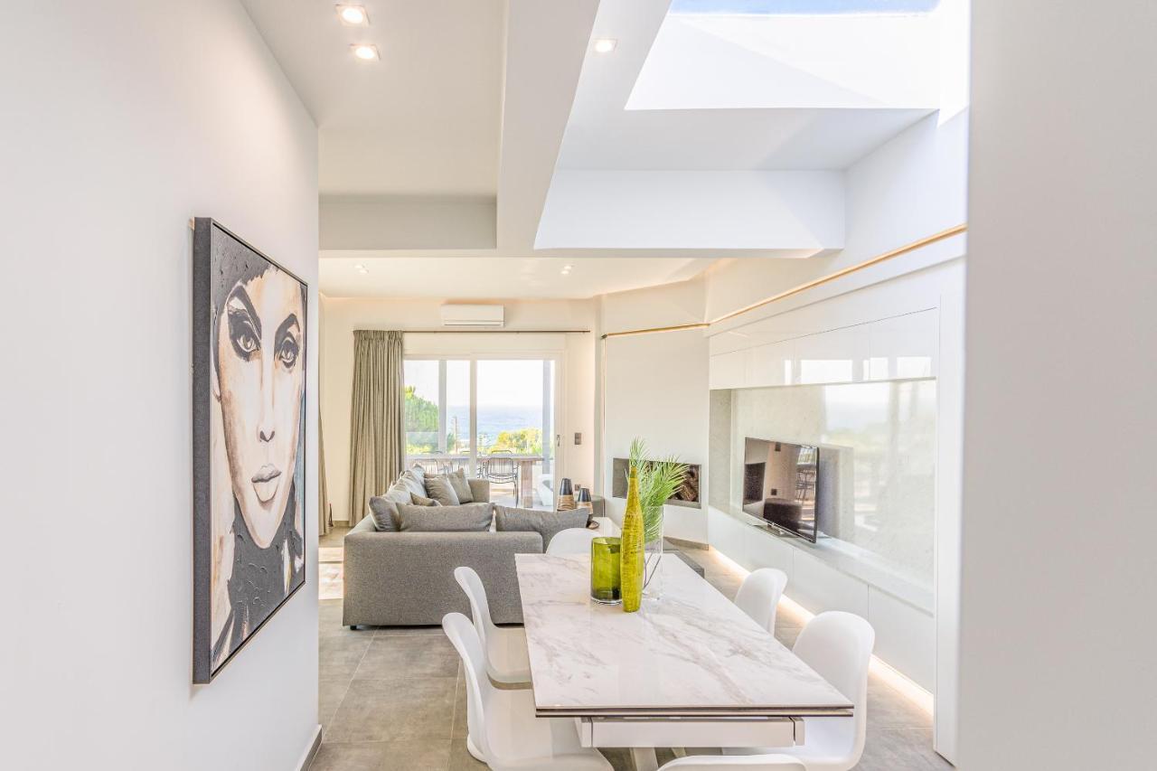 Queen'S Gem Luxury Villa - Heated Jacuzzi & Pool Hersonissos  Dış mekan fotoğraf